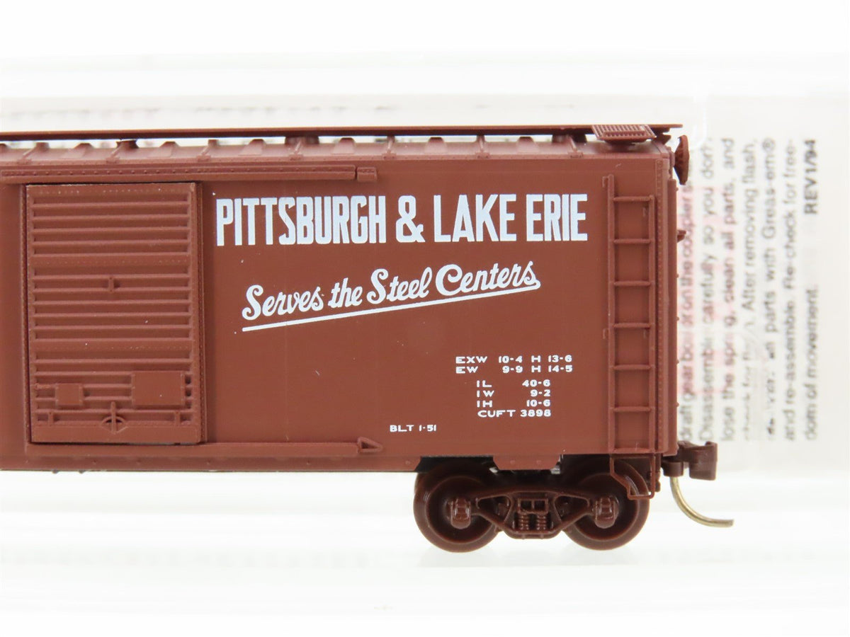 N Scale Micro-Trains MTL 20410 P&amp;LE NYC New York Central 40&#39; Box Car #20375