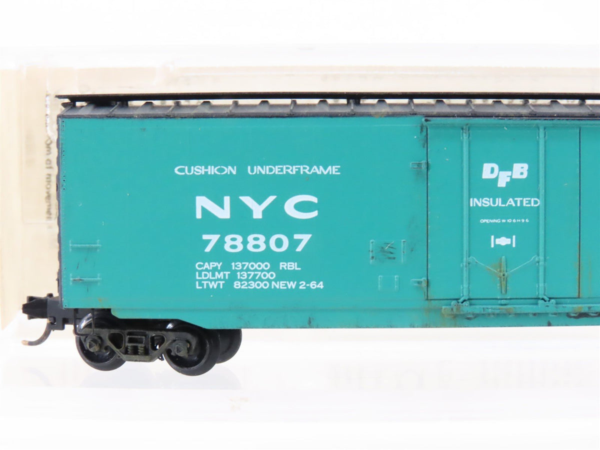 N Kadee Micro-Trains 32250 NYC New York Central Box Car #78807 Custom Weathered