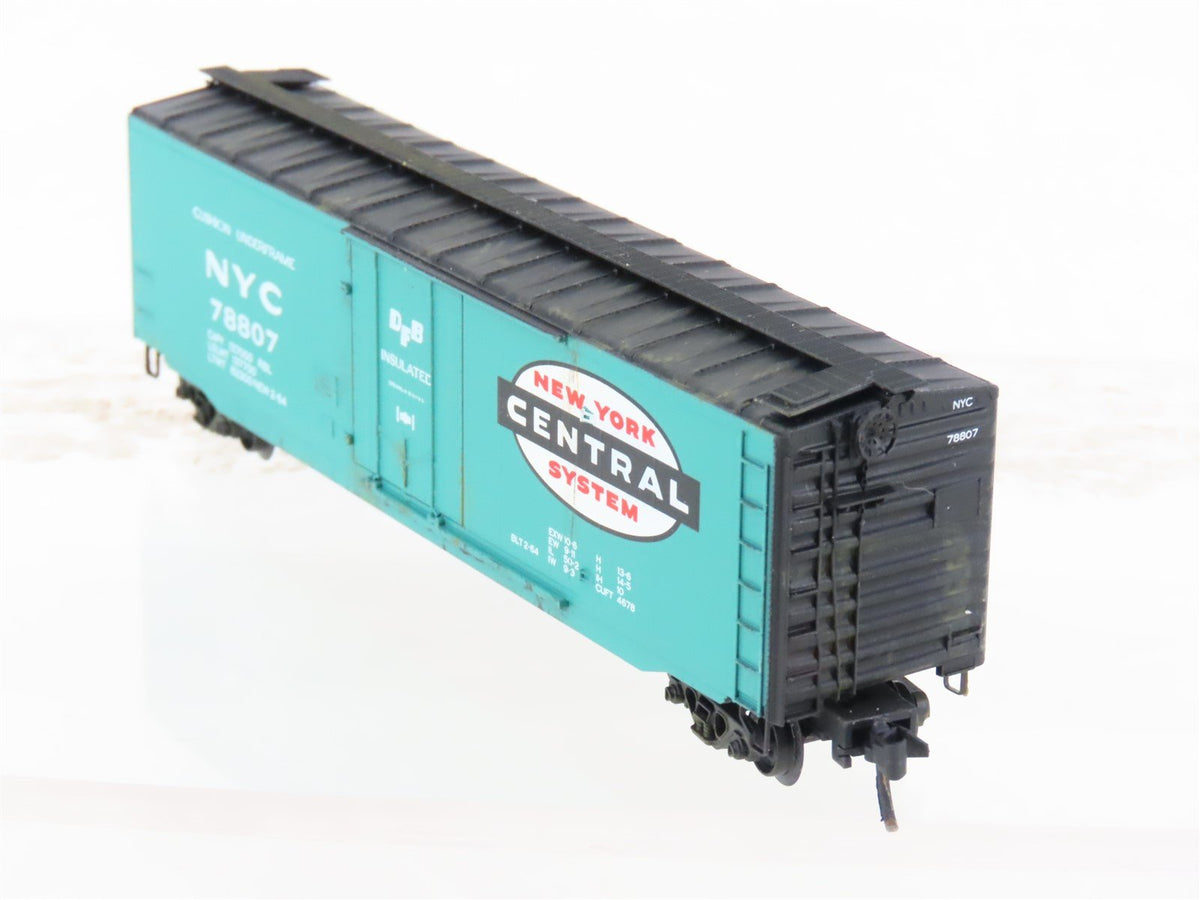 N Kadee Micro-Trains 32250 NYC New York Central Box Car #78807 Custom Weathered