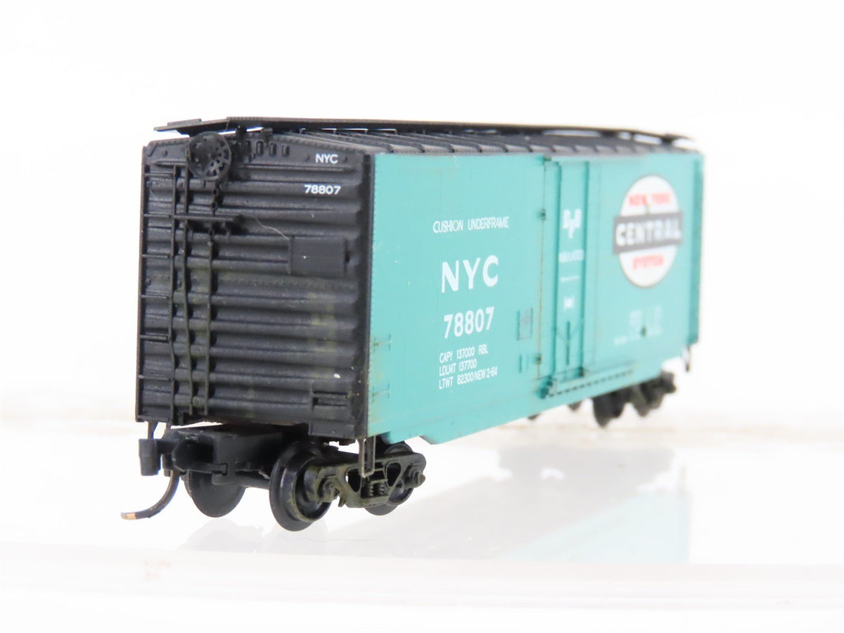 N Kadee Micro-Trains 32250 NYC New York Central Box Car #78807 Custom Weathered