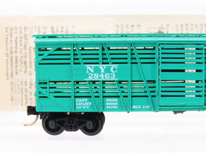 N Scale Kadee Micro-Trains MTL 35040 NYC New York Central 40' Stock Car #28463