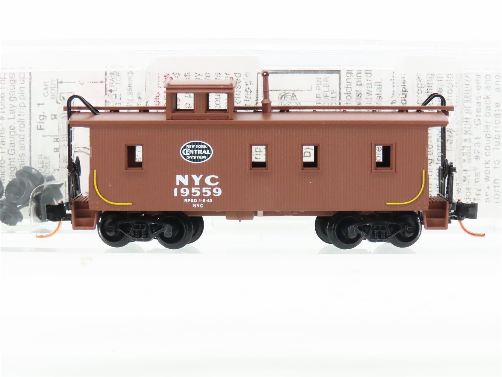 N Scale Micro-Trains MTL 51080 NYC New York Central System 34' Caboose #19559