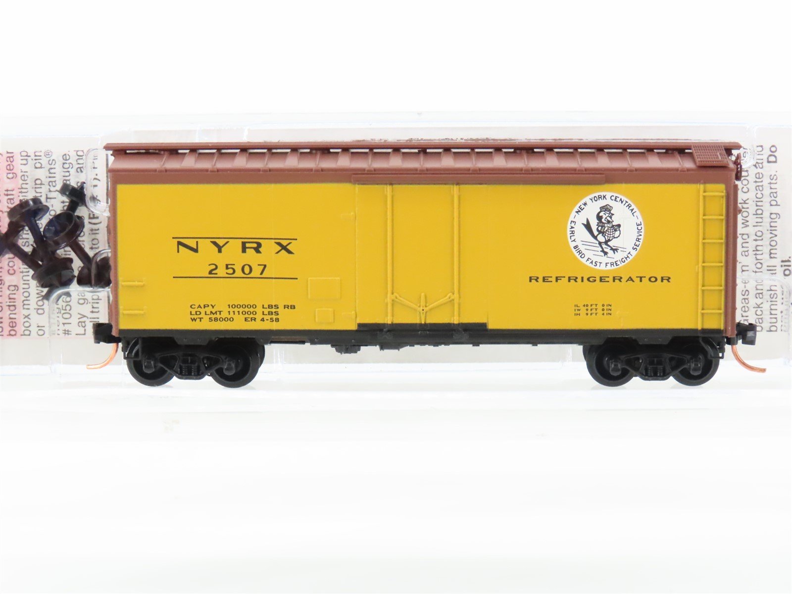N Scale Micro-Trains MTL 21440 NYRX New York Central Early Bird Box Car #2507