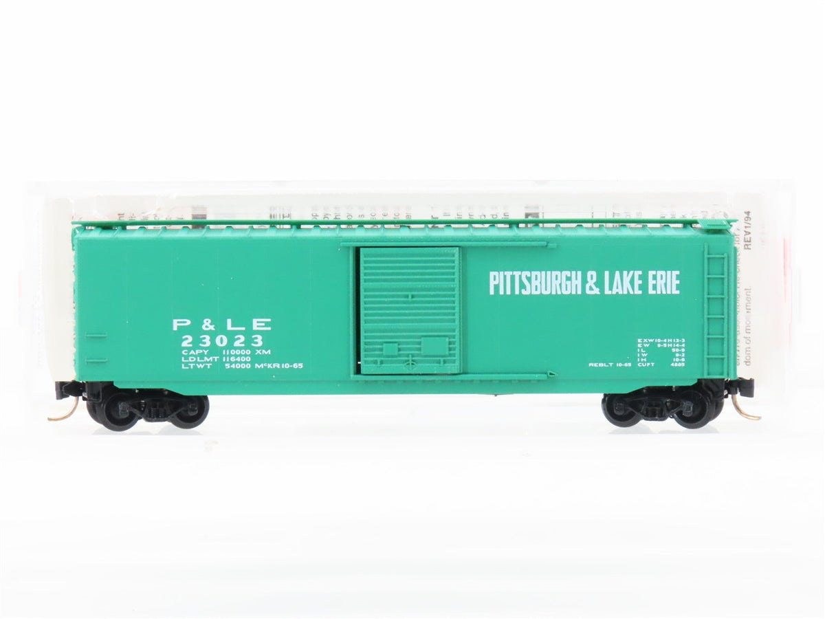 N Scale Micro-Trains MTL 31050 P&amp;LE Pittsburgh &amp; Lake Erie 50&#39; Box Car #23023