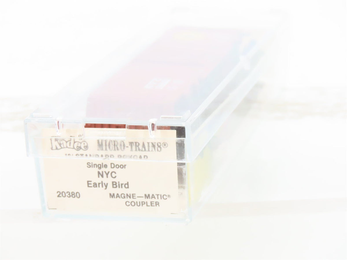 N Kadee Micro-Trains MTL 20380 NYC New York Central &quot;Early Bird&quot; Box Car #20380