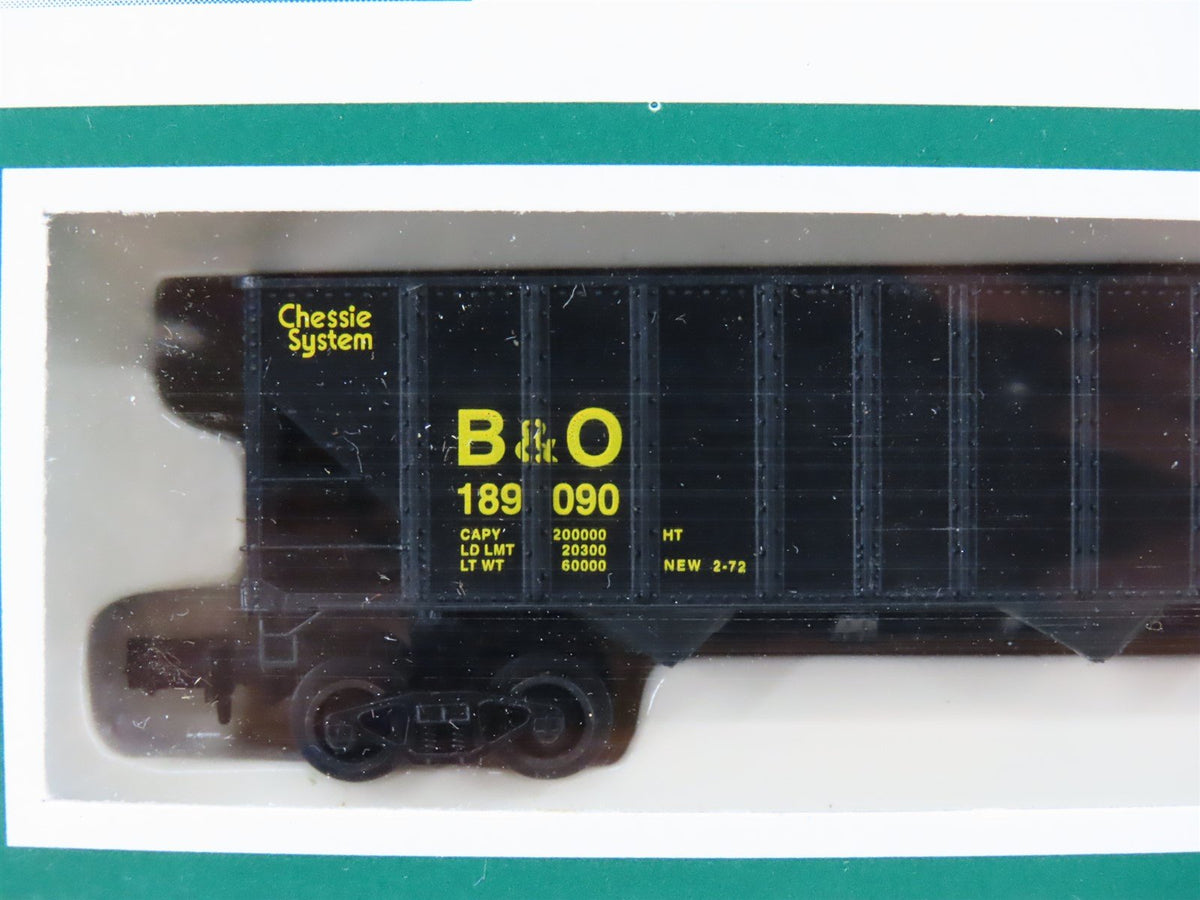 N Scale Industrial Rail 7793 B&amp;O Chessie System 3-Bay Open Hopper #189090