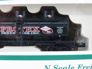 N Scale Industrial Rail #7793 PDAX Protex Industries 3-Dome Tank Car #1054