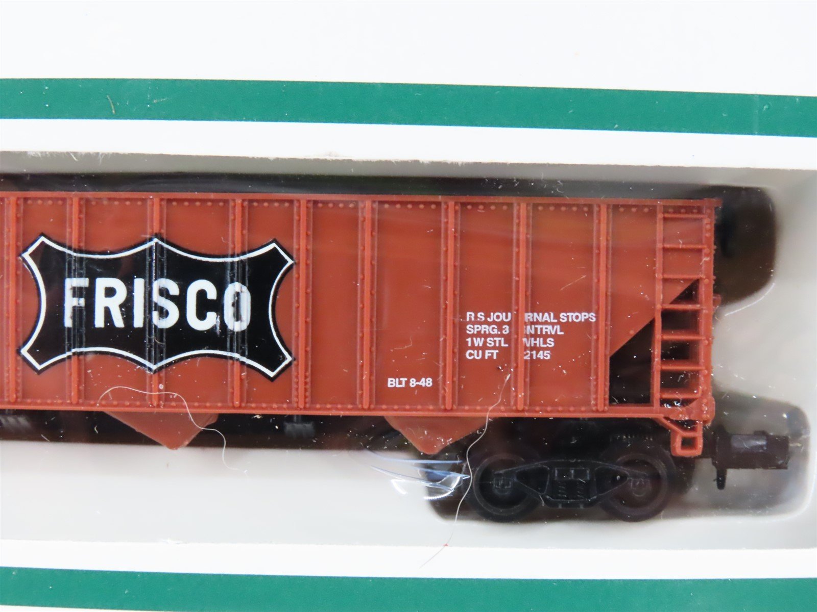 N Scale Industrial Rail 7793 SL-SF Frisco 3-Bay Open Hopper #90491