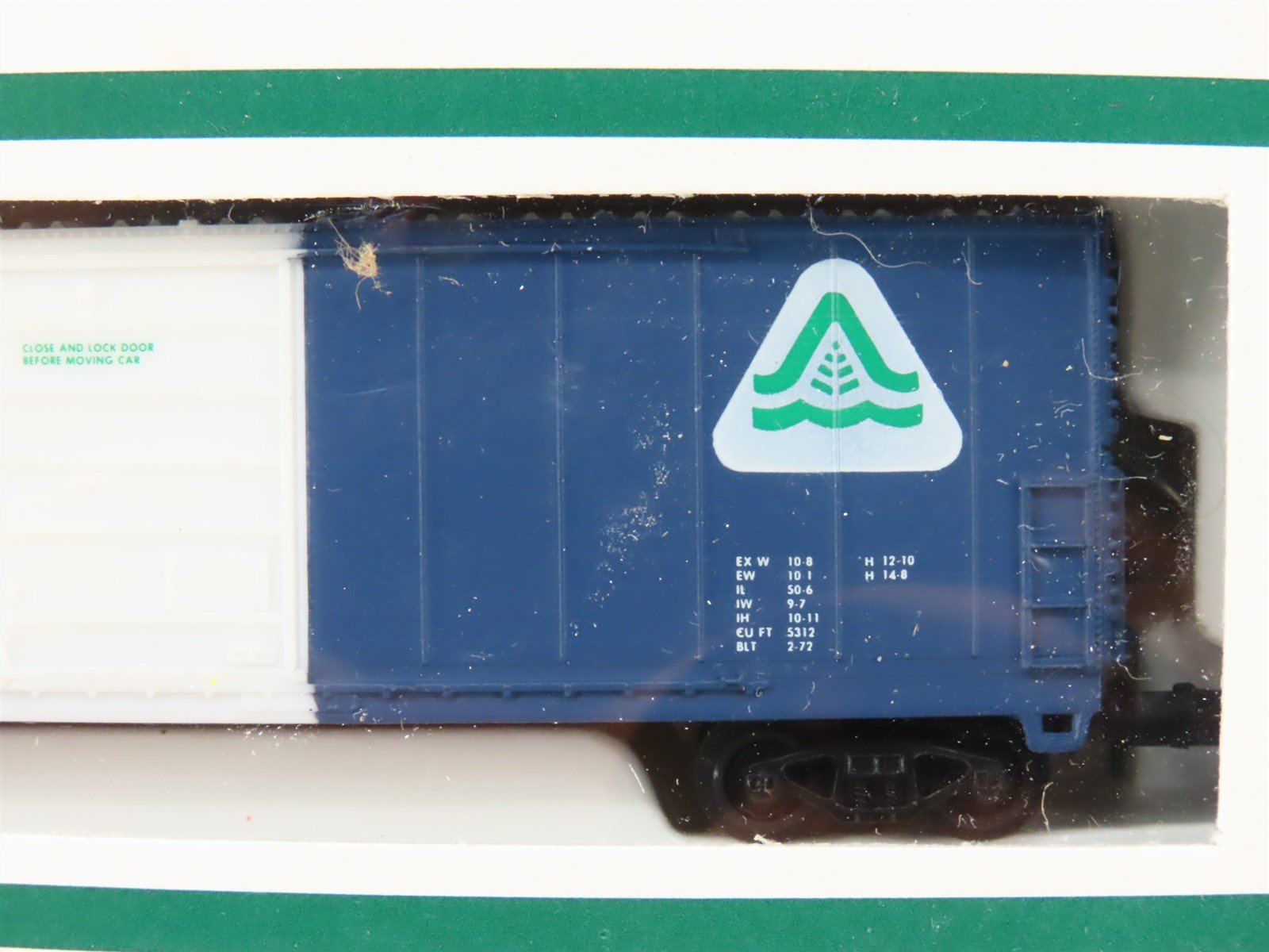 N Scale Industrial Rail 7793 BAR Bangor and Aroostook Single Door Box Car #9125