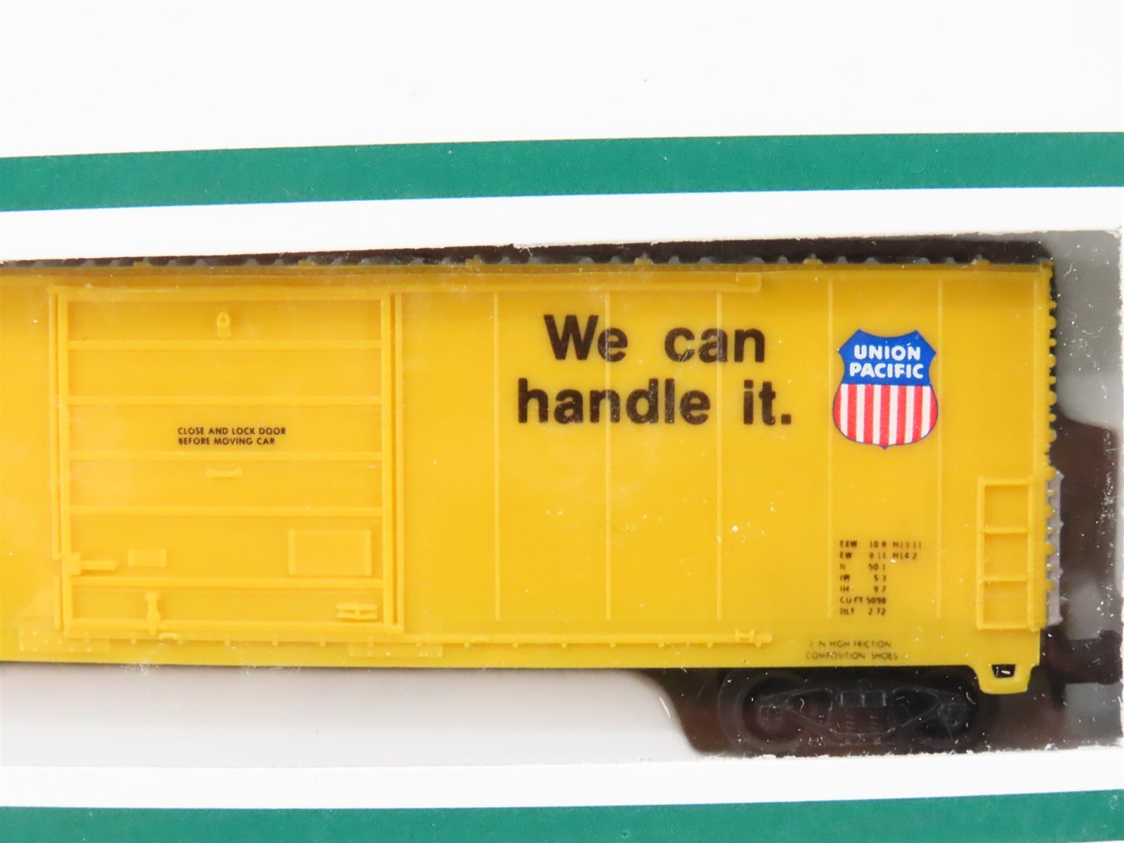 N Scale Industrial Rail 7793 UP Union Pacific Single Door Box Car #499051
