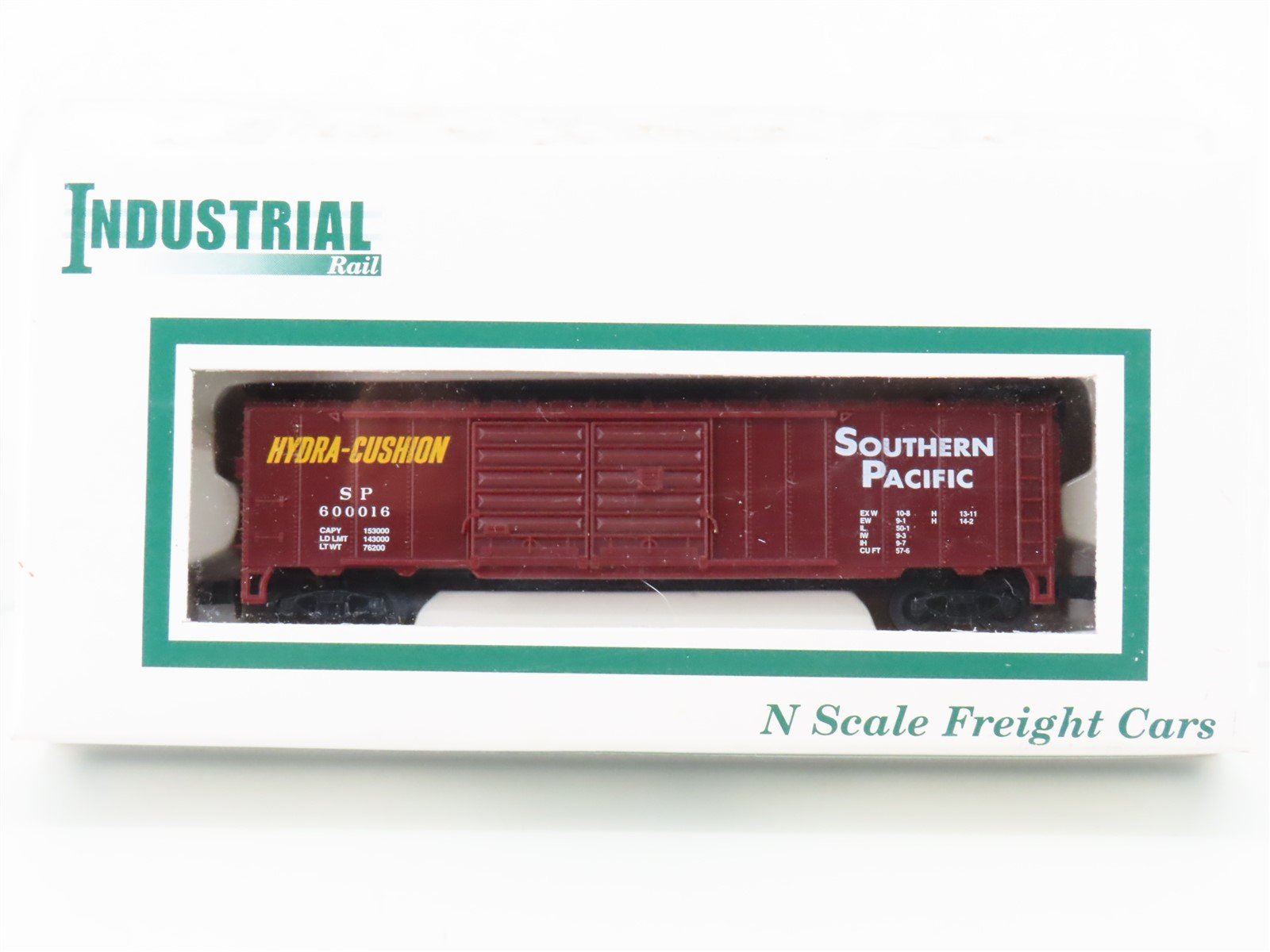 N Scale Industrial Rail 7793 SP Southern Pacific Double Door Box Car #600016