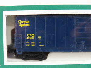 N Scale Industrial Rail 7793 C&O Chessie System Single Door Box Car #495671