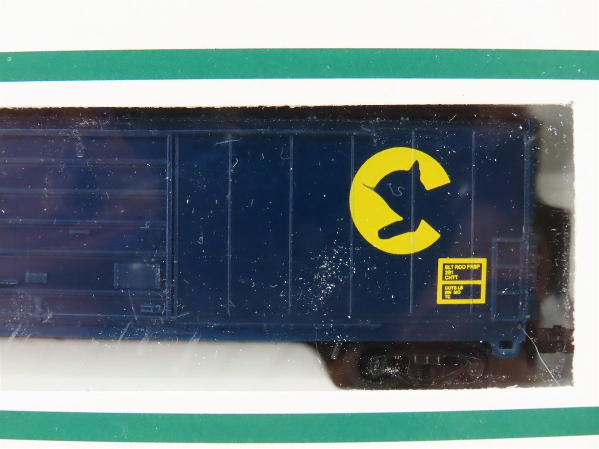 N Scale Industrial Rail 7793 C&amp;O Chessie System Single Door Box Car #495671
