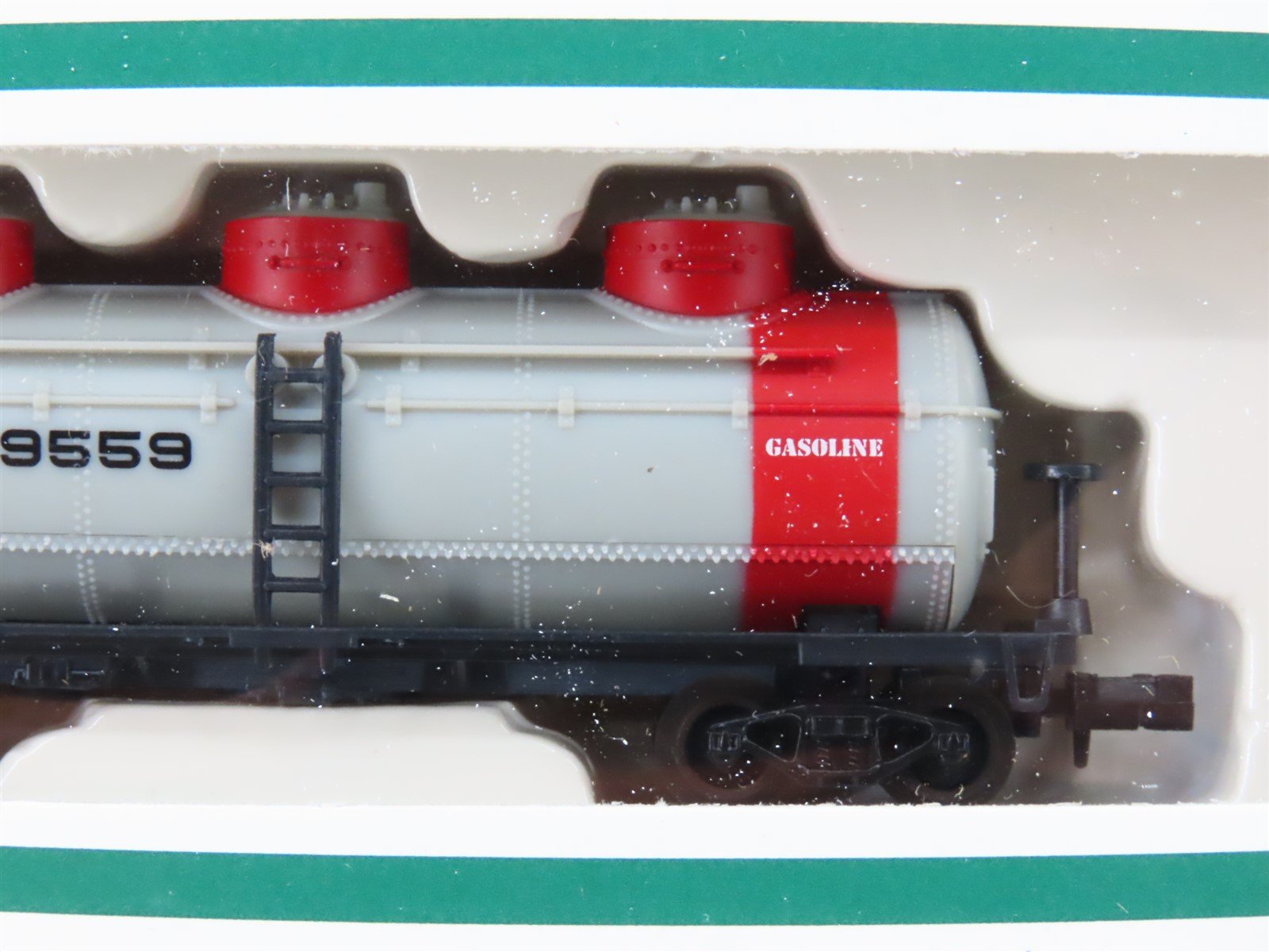N Scale Industrial Rail 7793 UTLX Gasoline 3-Dome Tank Car #39559