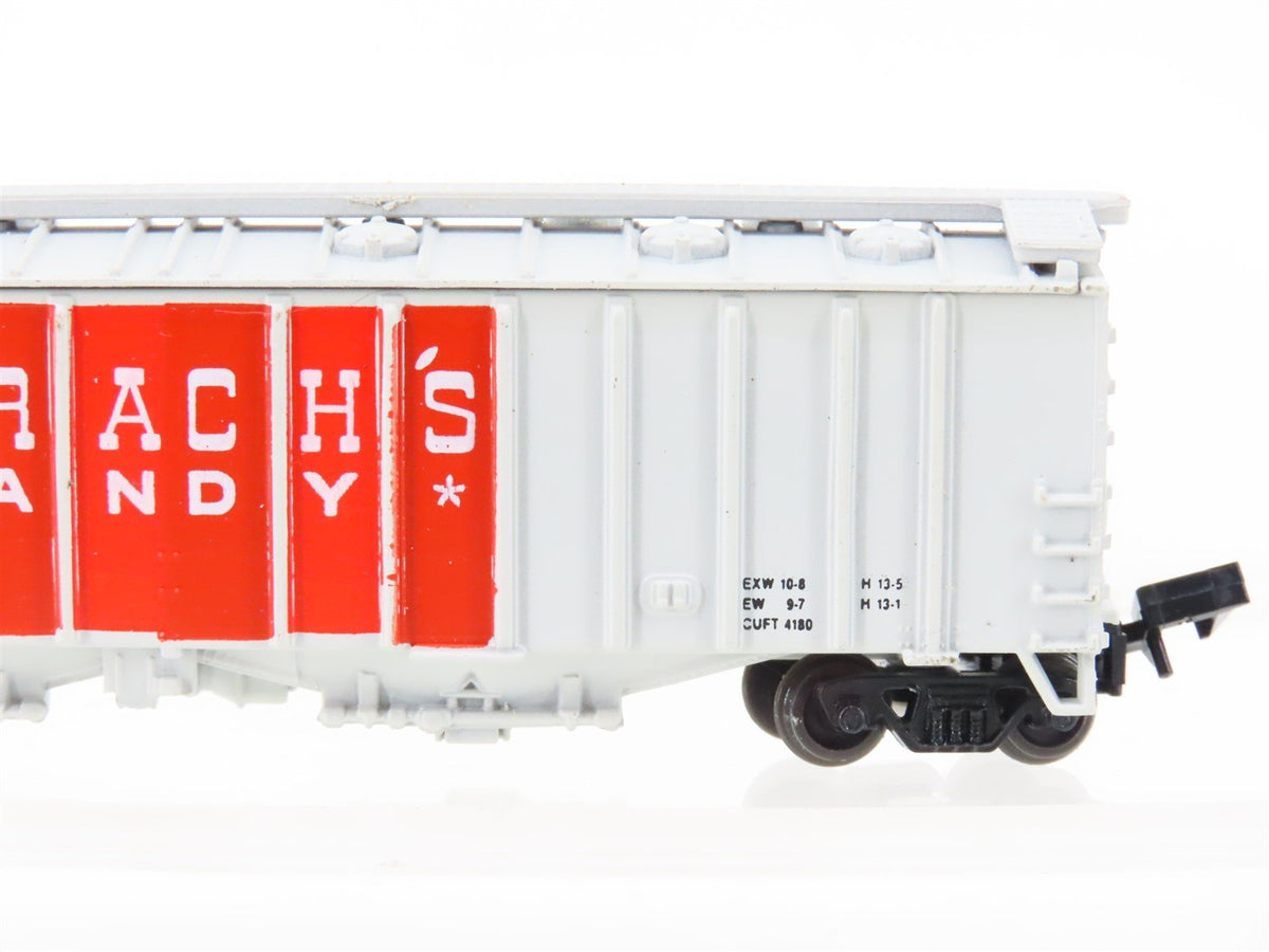 N Delaware Valley Freight Car 231 GACX Brach&#39;s Candy 2-Bay Airslide Hopper 47487