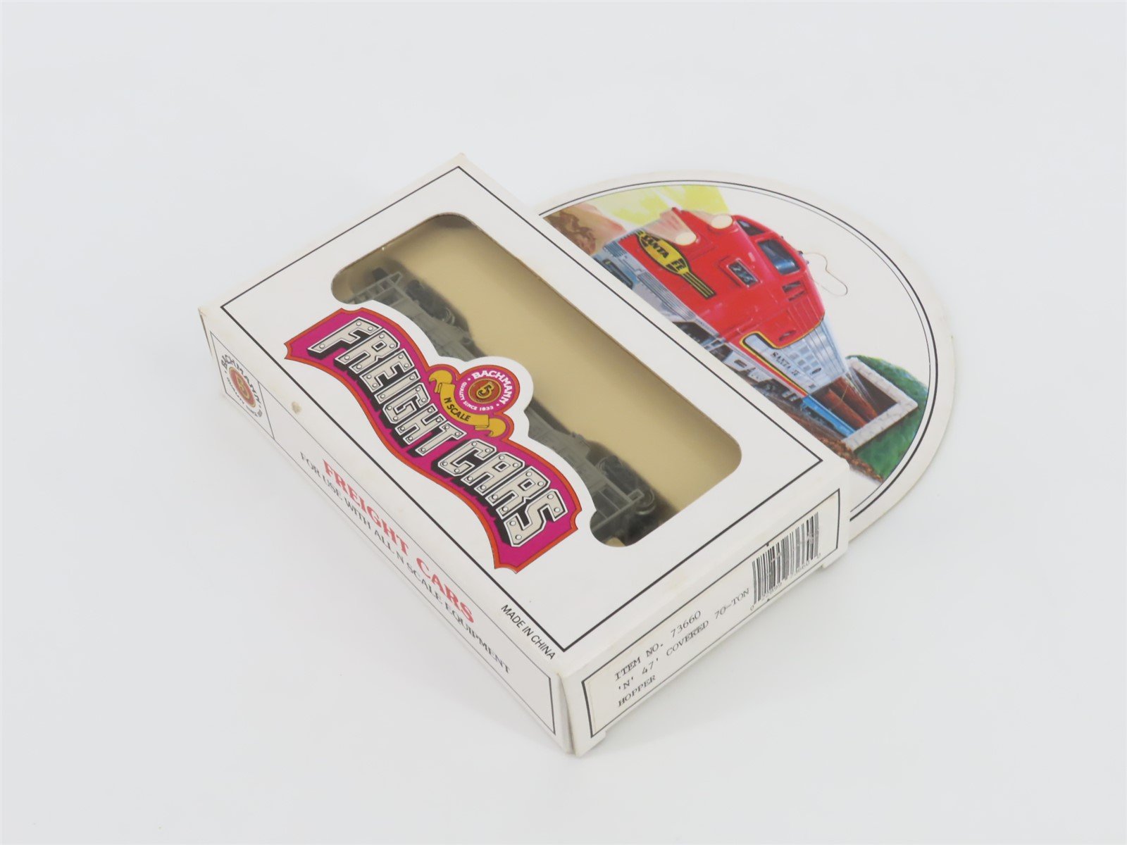 N Scale Bachmann 73660 WAB Wabash Railroad 47' 3-Bay Covered Hopper #32985