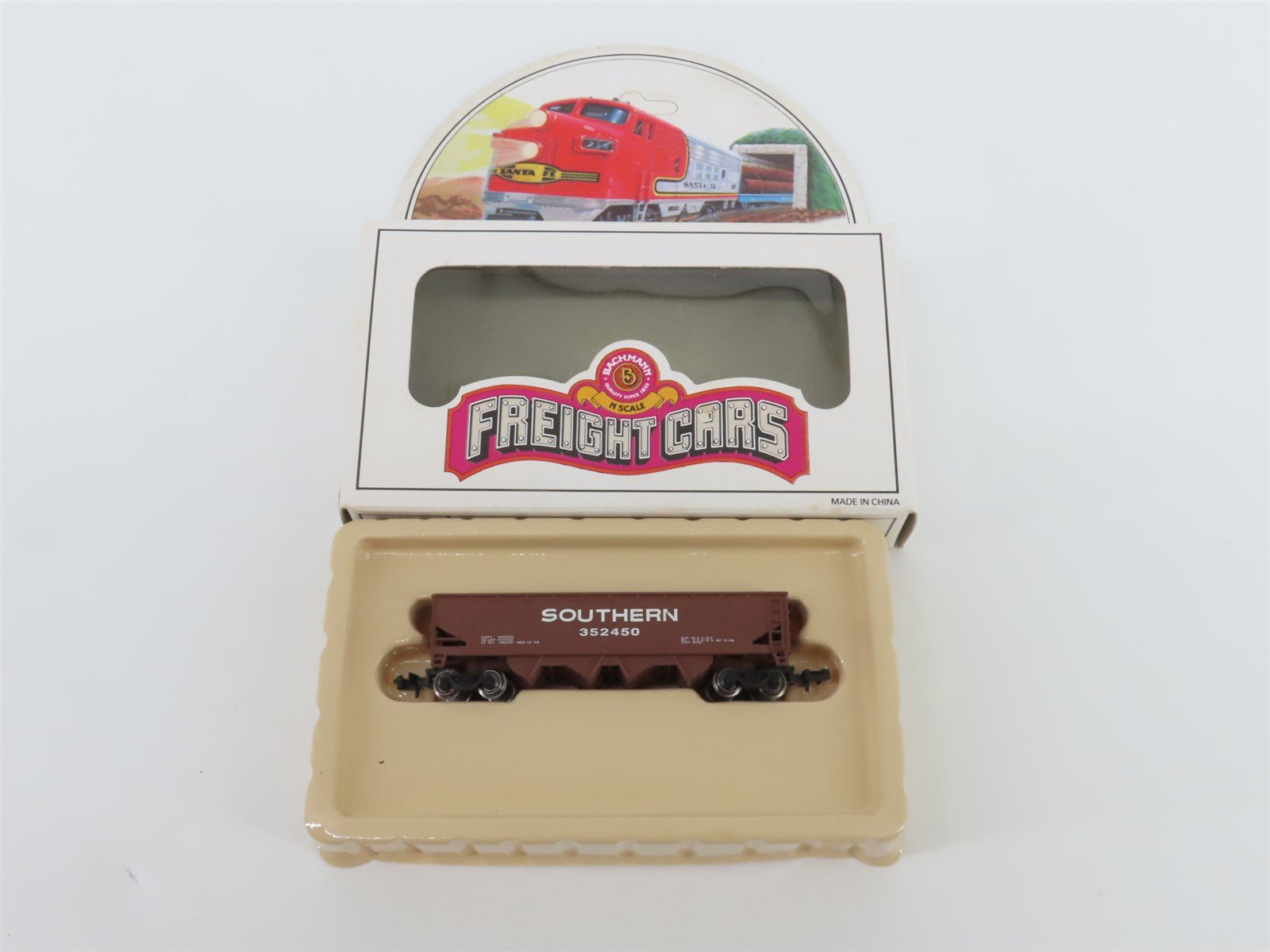 N Scale Bachmann 73660 SOU Southern Railroad 3-Bay 41' Open Hopper #352450