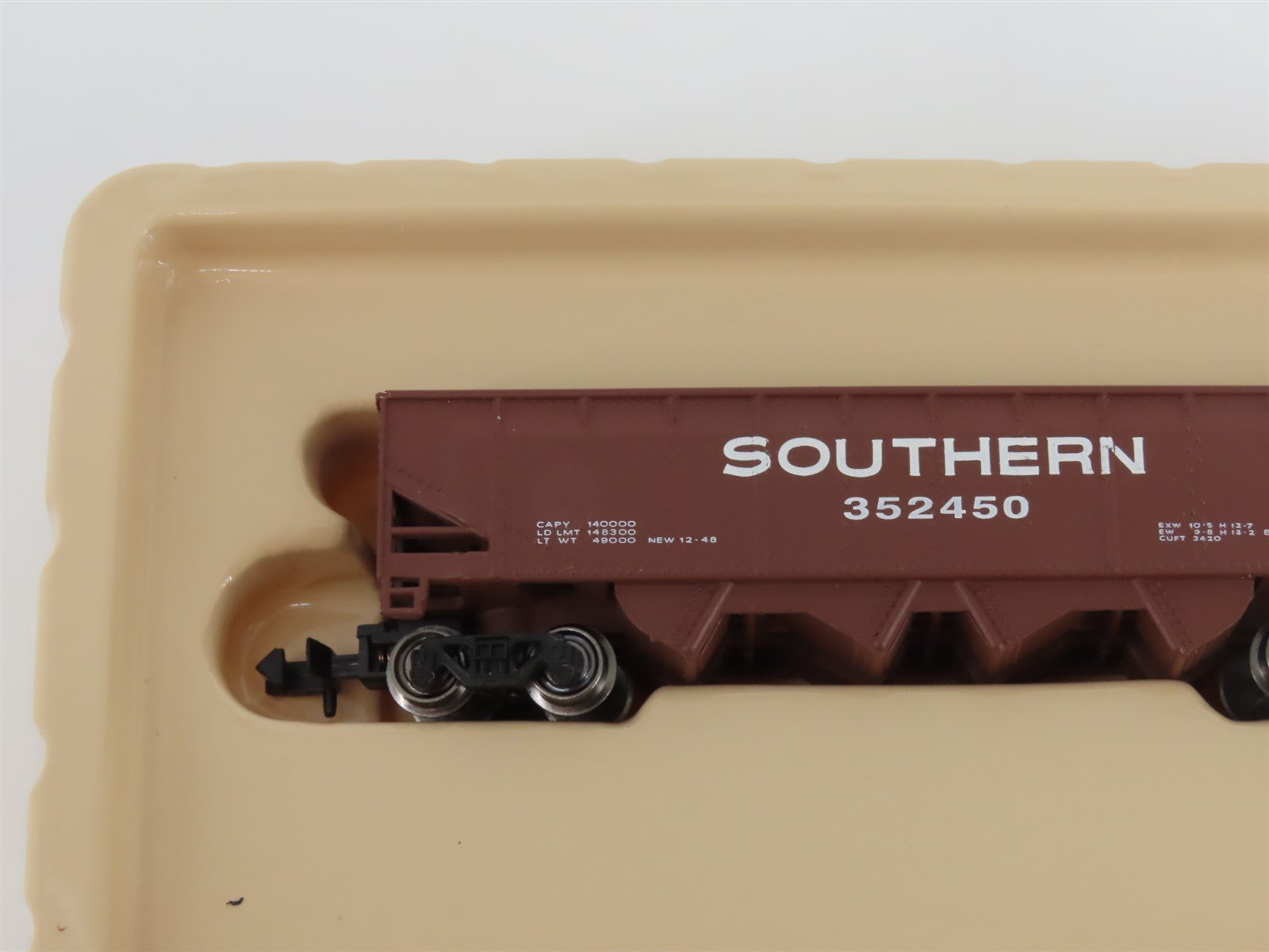 N Scale Bachmann 73660 SOU Southern Railroad 3-Bay 41' Open Hopper #352450