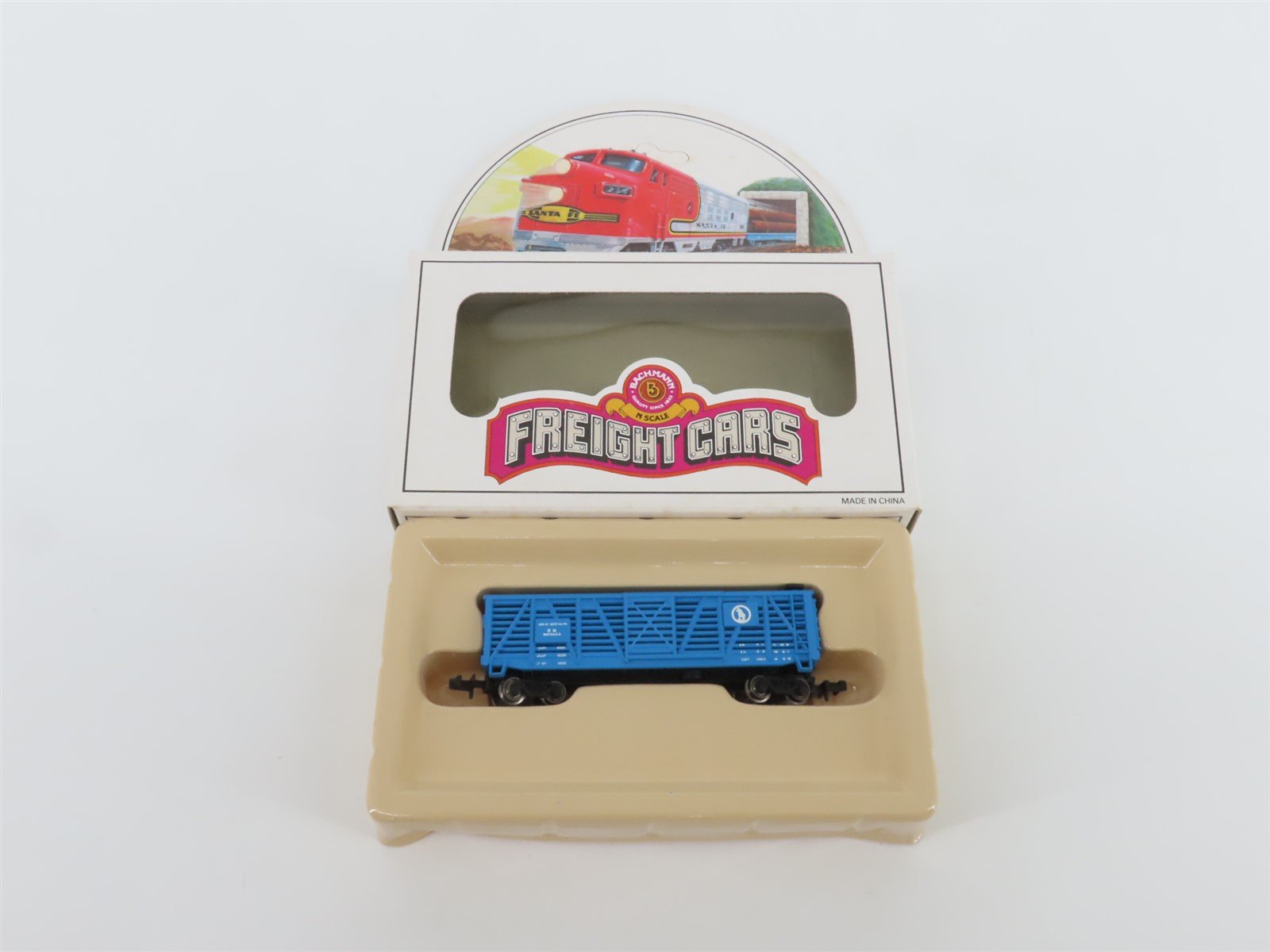 N Scale Bachmann 73660 GN Great Northern Railway 41' Wood Stock Car #582033