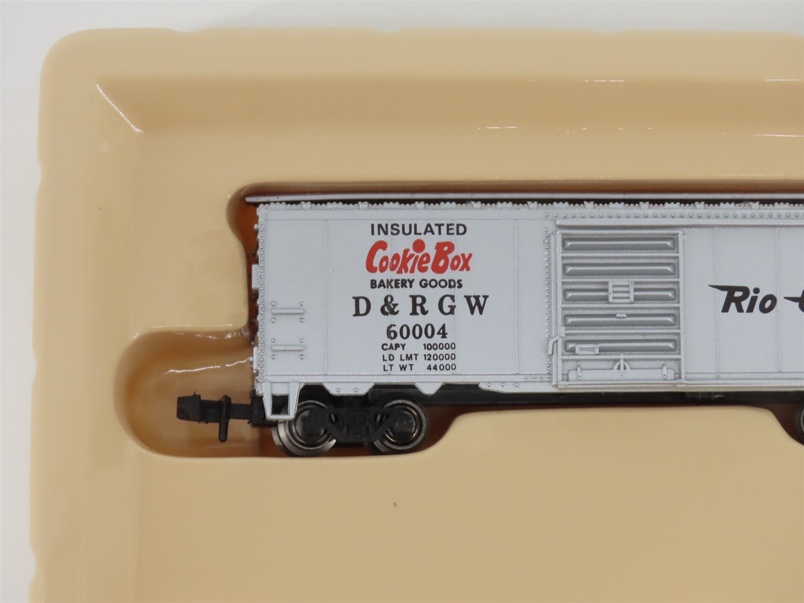 N Scale Bachmann 73660 D&RGW Rio Grande Cookie Box 41' Steel Box Car #60004