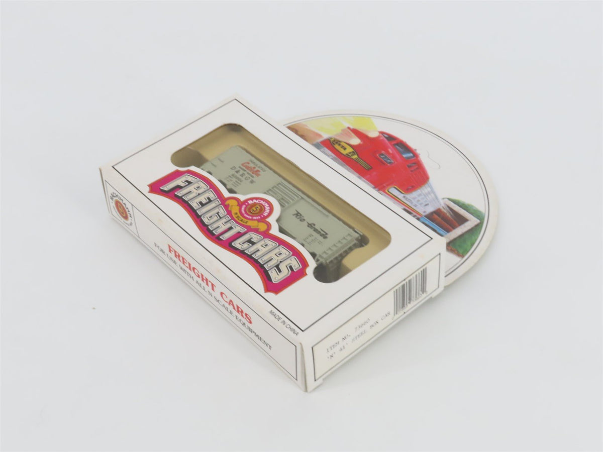 N Scale Bachmann 73660 D&amp;RGW Rio Grande Cookie Box 41&#39; Steel Box Car #60004
