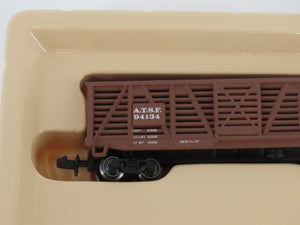 N Scale Bachmann 73660 ATSF Santa Fe Railroad 41' Wood Stock Car #94134