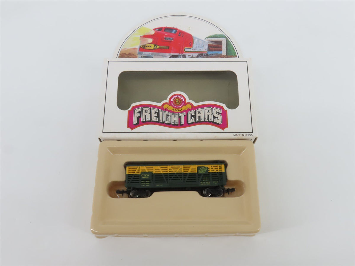 N Scale Bachmann 73660 CNW Chicago North Western 41&#39; Wood Stock Car #14311
