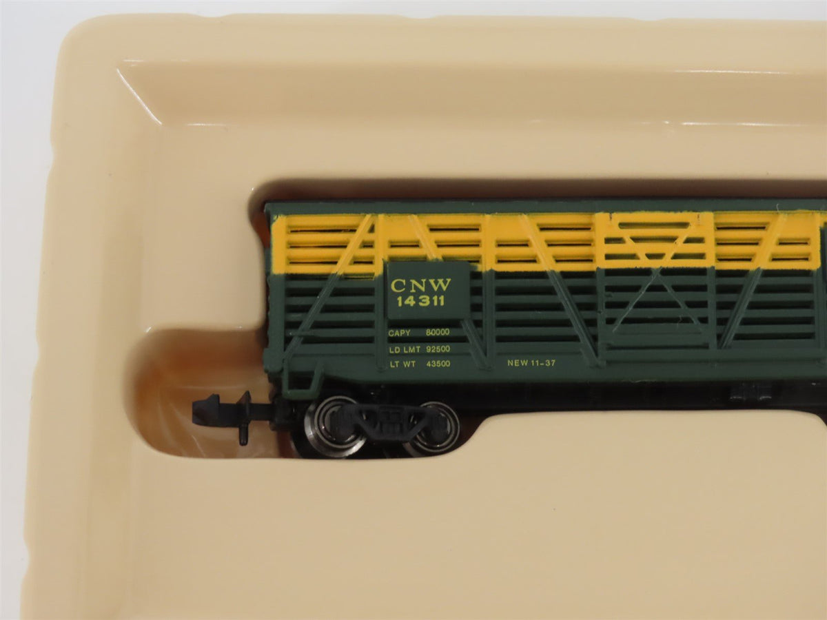N Scale Bachmann 73660 CNW Chicago North Western 41&#39; Wood Stock Car #14311
