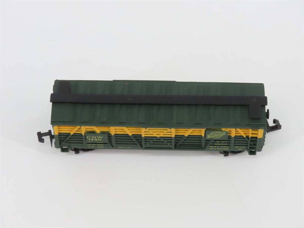 N Scale Bachmann 73660 CNW Chicago North Western 41&#39; Wood Stock Car #14311