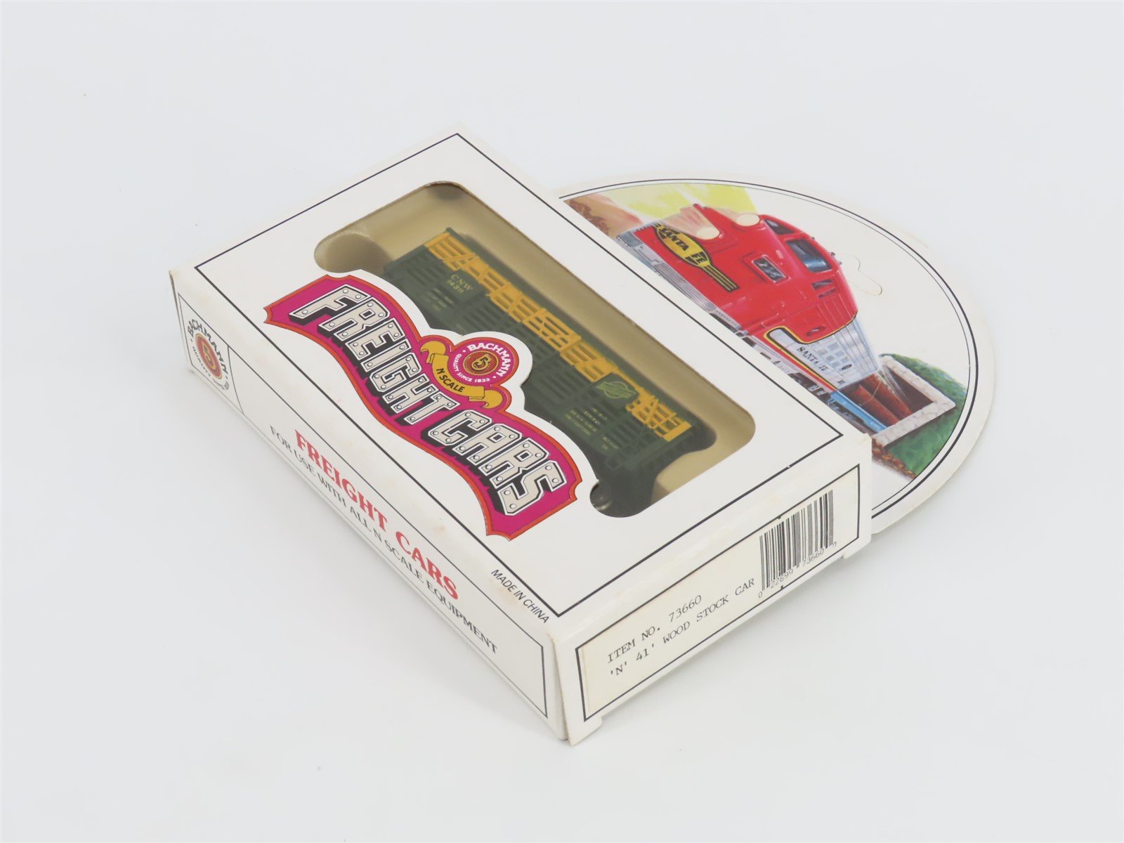 N Scale Bachmann 73660 CNW Chicago North Western 41' Wood Stock Car #14311