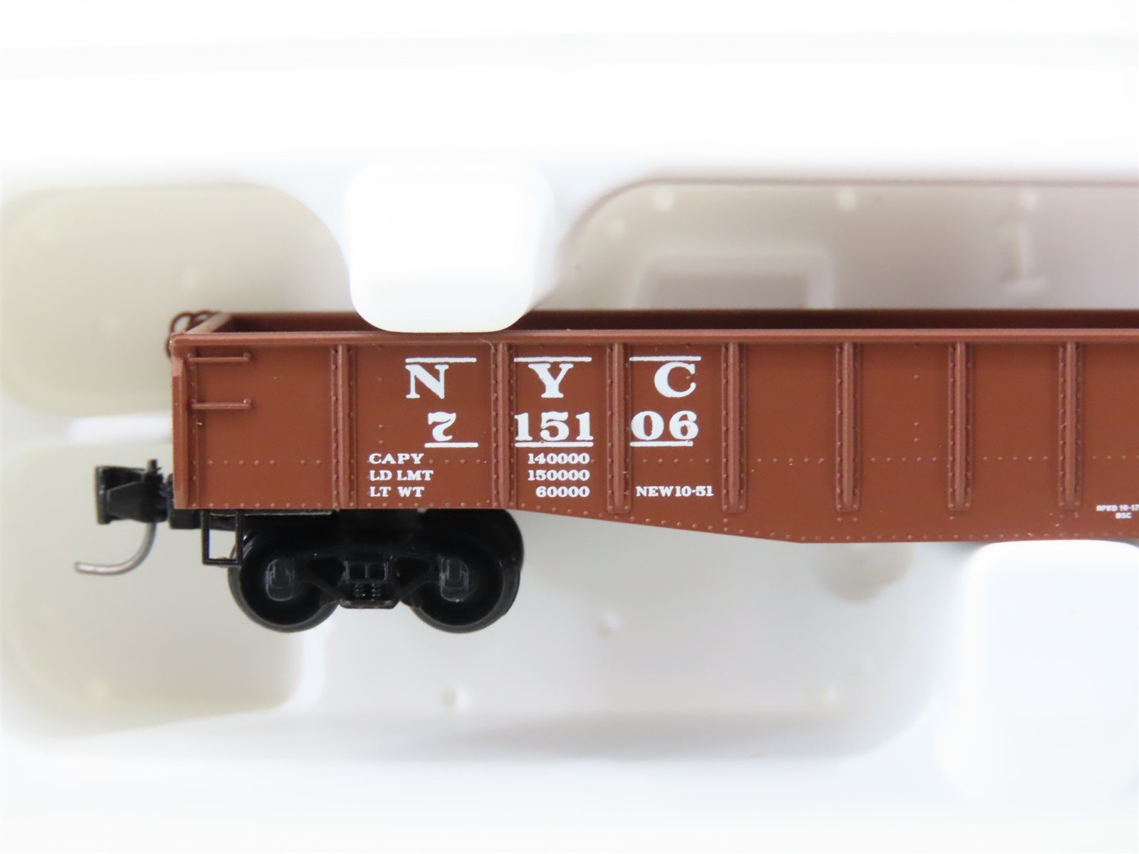 Z Scale Micro-Trains MTL 13102-2 NYC New York Central 50' Gondola #715106