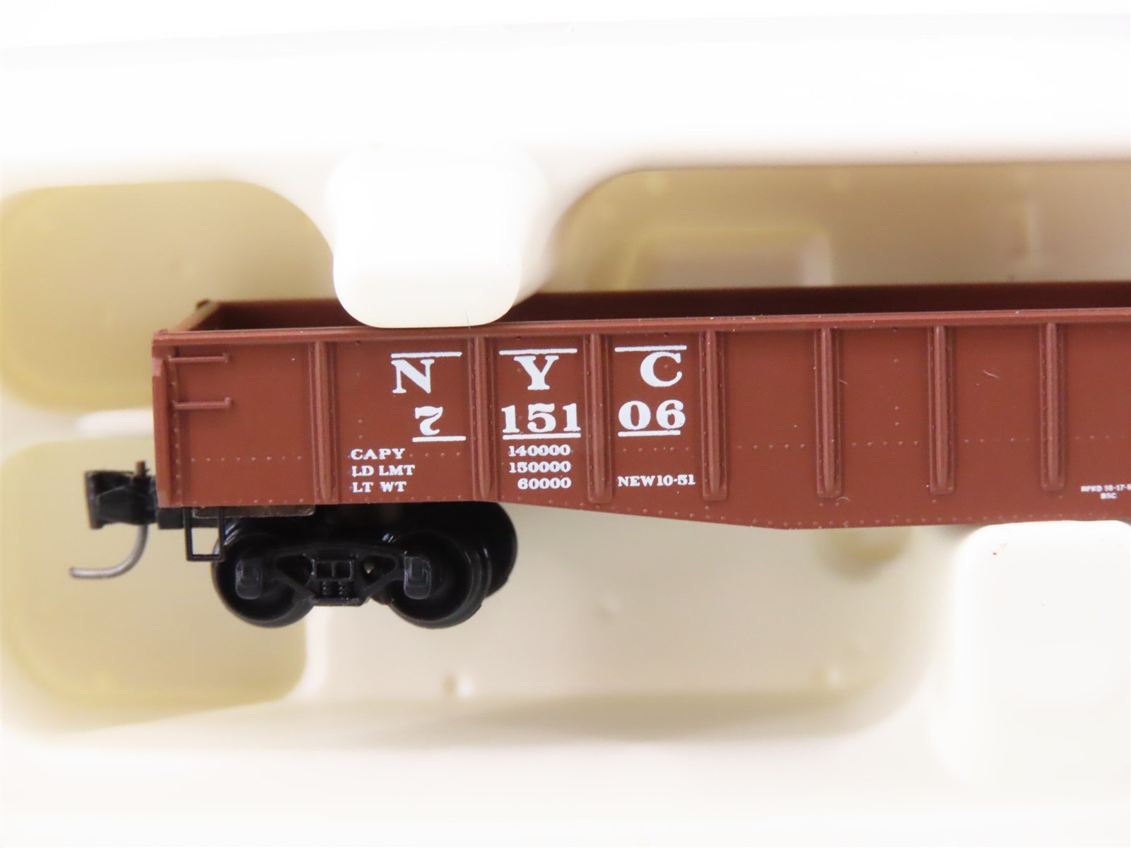 Z Scale Micro-Trains MTL 13102-2 NYC New York Central 50' Gondola #715106