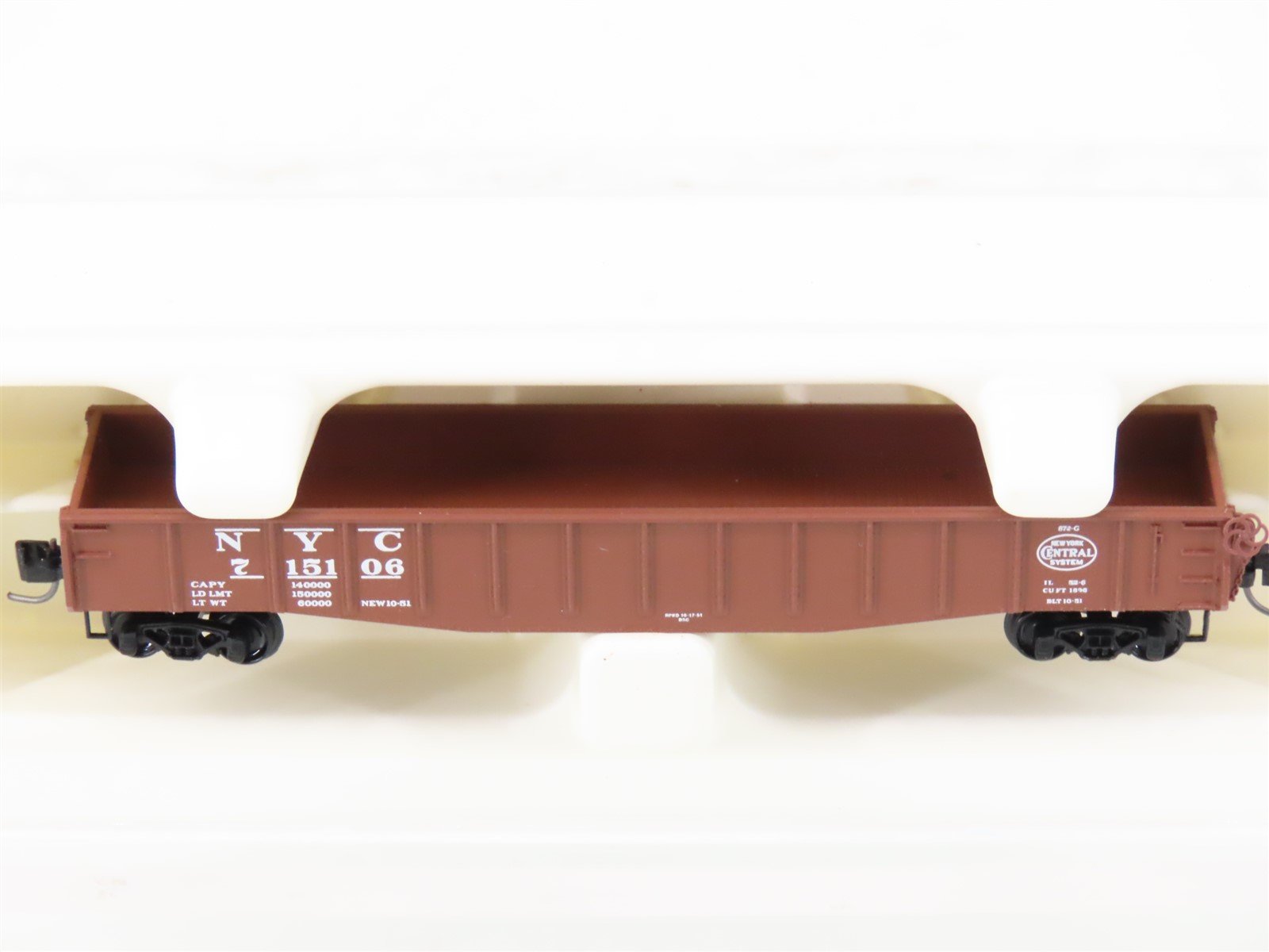 Z Scale Micro-Trains MTL 13102-2 NYC New York Central 50' Gondola #715106