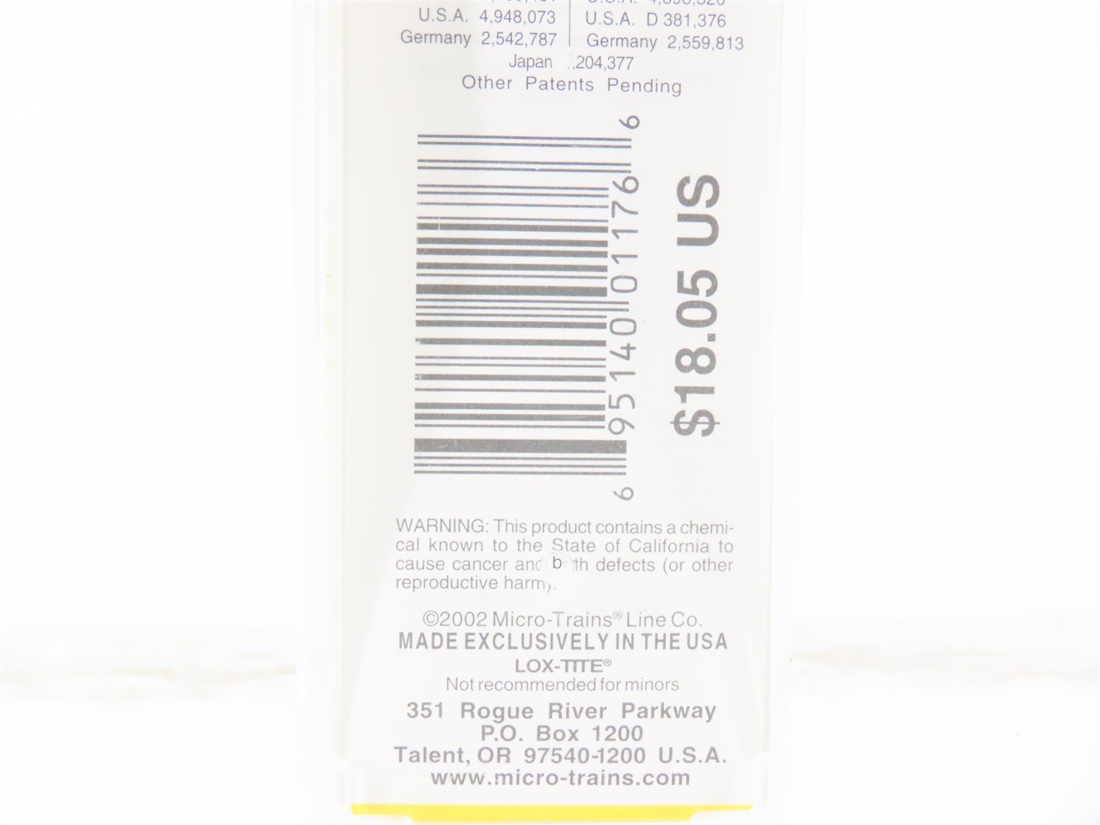 Z Scale Micro-Trains MTL 14707-2 NYC New York Central Caboose #17825