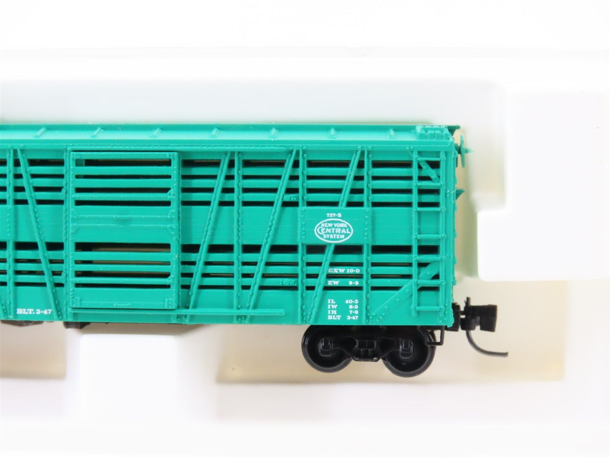 Z Scale Micro-Trains MTL 13806-2 NYC New York Central 40&#39; Stock Car #28463