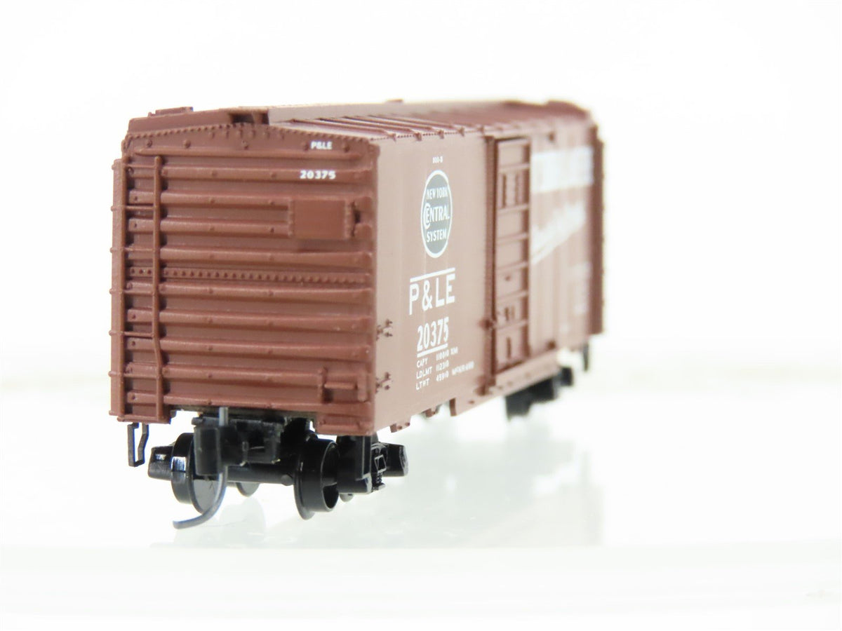 Z Micro-Trains MTL 14105-2 NYC P&amp;LE Pittsburgh &amp; Lake Erie 40&#39; Box Car #20375