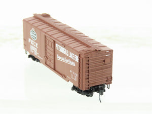 Z Micro-Trains MTL 14105-2 NYC P&LE Pittsburgh & Lake Erie 40' Box Car #20375