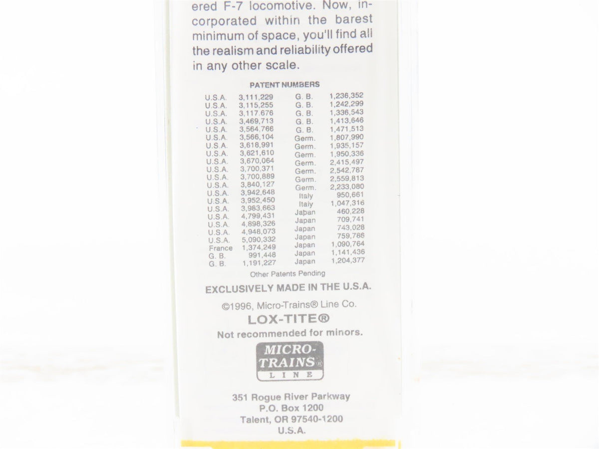Z Micro-Trains MTL 13716-2 NYC New York Central &quot;Early Bird&quot; 50&#39; Box Car #45390
