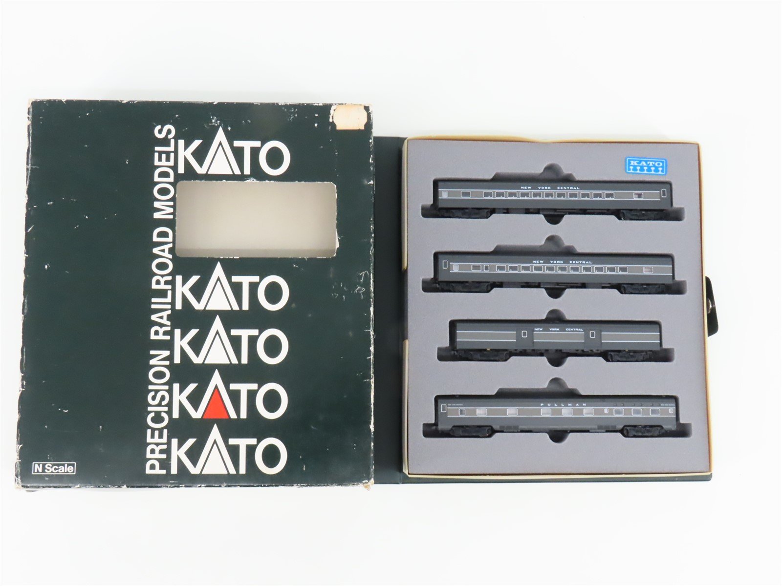 N Scale KATO 106-023 NYC New York Central Smooth Side Passenger 4-Car Set