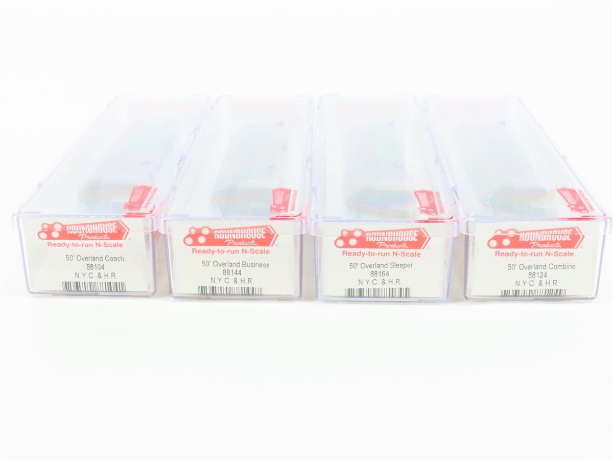 N Scale Roundhouse 89418 NYC&amp;HR New York Central &amp; Hudson River Passenger 4-Pack