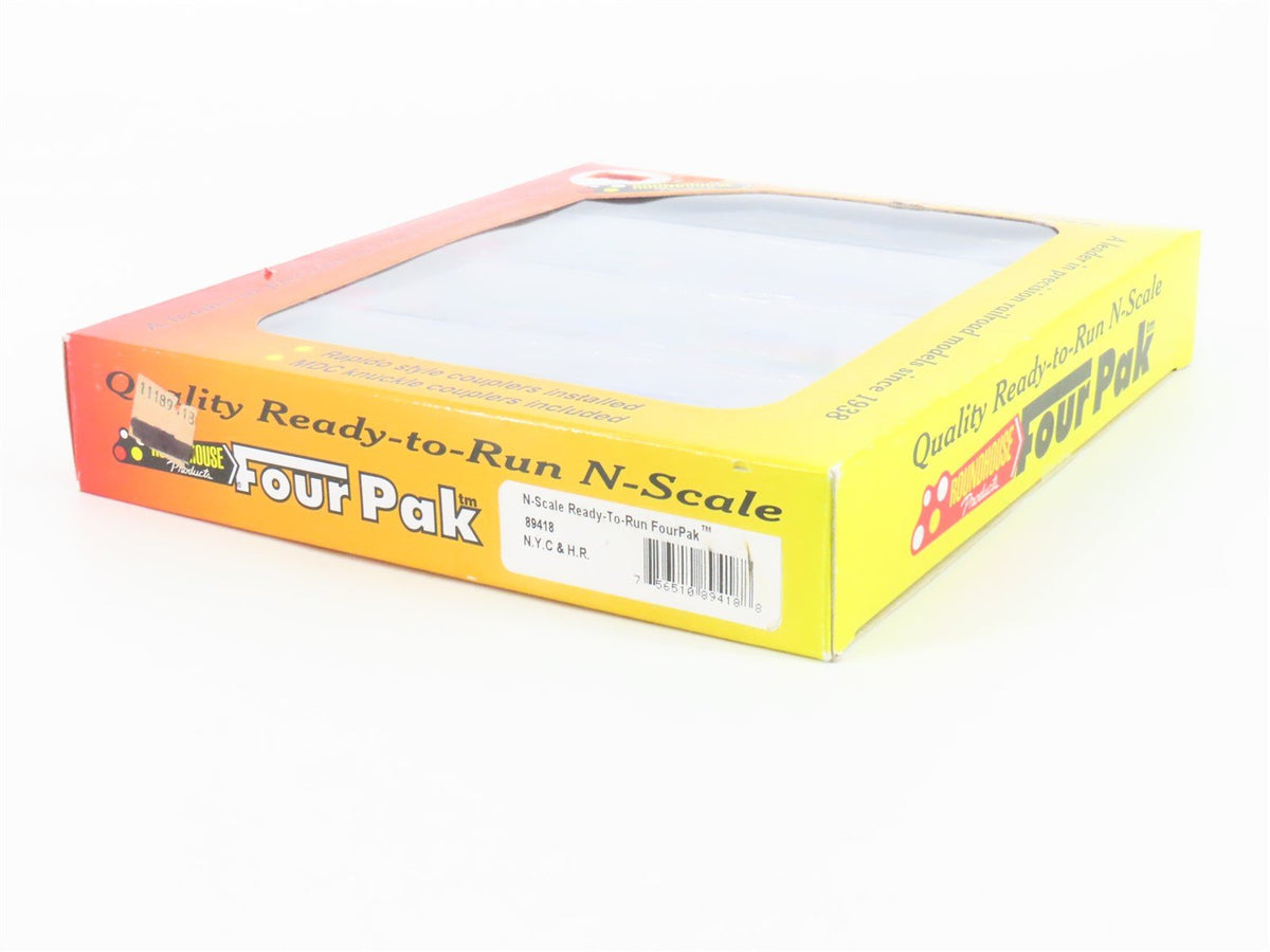 N Scale Roundhouse 89418 NYC&amp;HR New York Central &amp; Hudson River Passenger 4-Pack