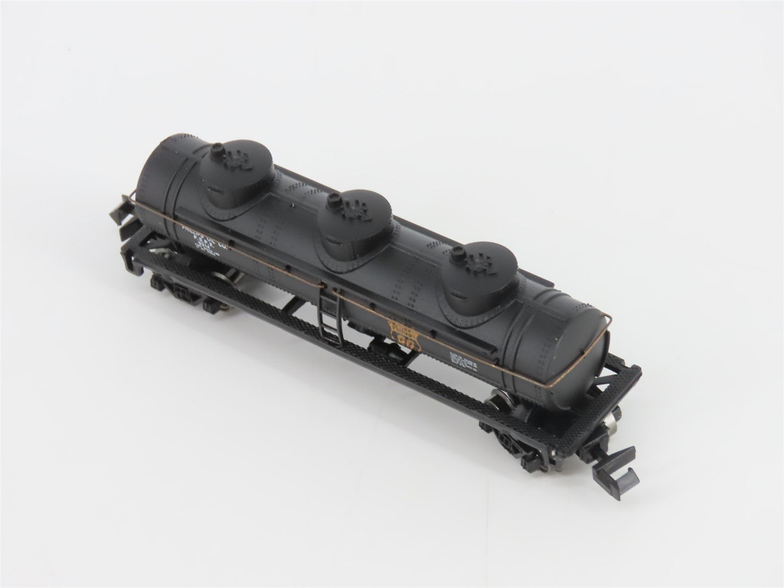 N Scale Bachmann 73660 PSPX Phillips Oil Co. 42' Triple Dome Tank Car #9214