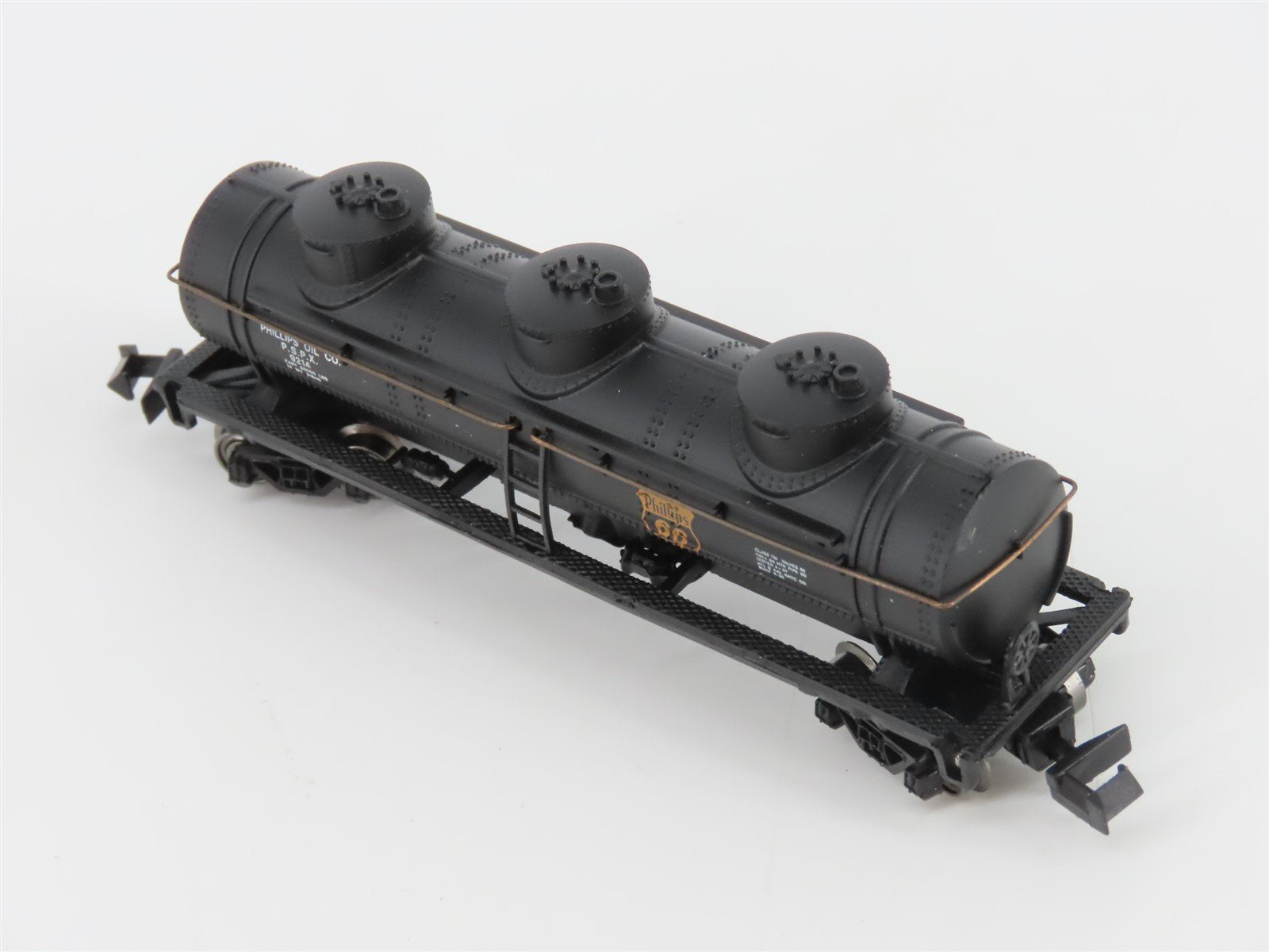 N Scale Bachmann 73660 PSPX Phillips Oil Co. 42' Triple Dome Tank Car #9214