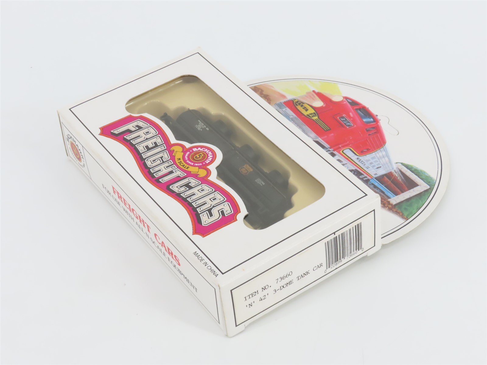 N Scale Bachmann 73660 PSPX Phillips Oil Co. 42' Triple Dome Tank Car #9214