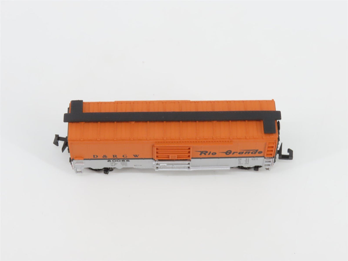 N Scale Bachmann 73660 D&amp;RGW Rio Grande 41&#39; Steel Box Car #60066