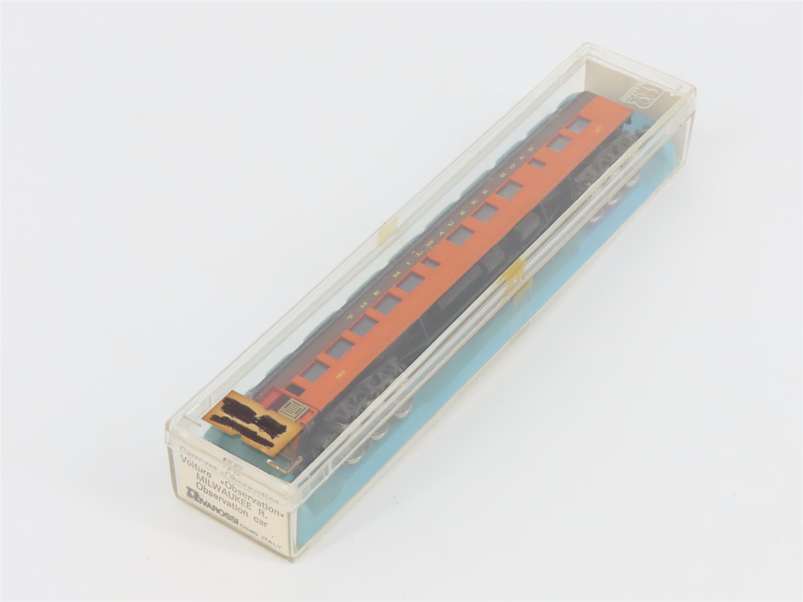 N Scale Rivarossi 9547 MILW Milwaukee Road Observation Passenger Car #123