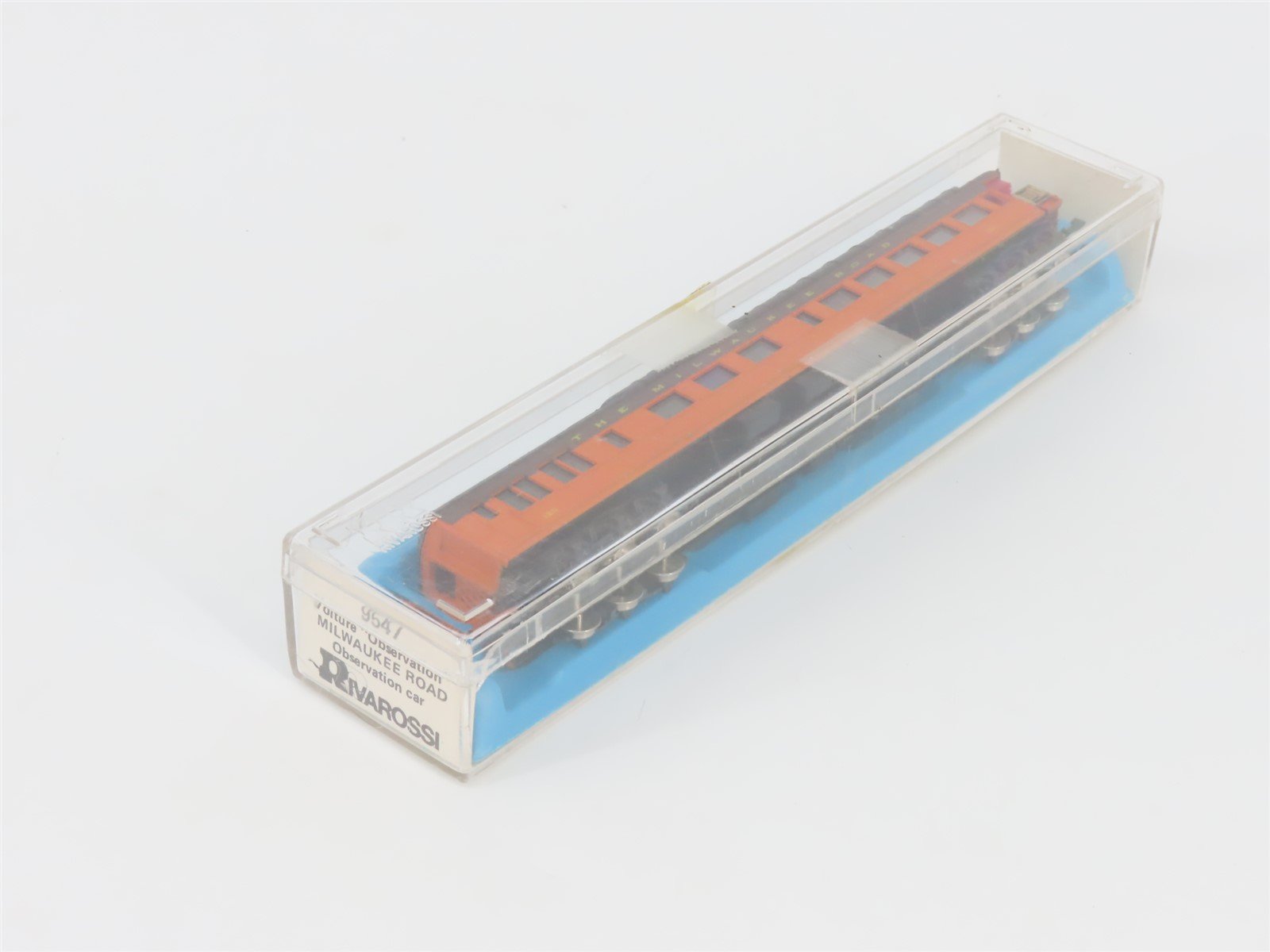 N Scale Rivarossi 9547 MILW Milwaukee Road Observation Passenger Car #123