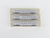 N Scale Model Power 3030-3 Unlettered Streamline Passenger 3-Pack Sealed