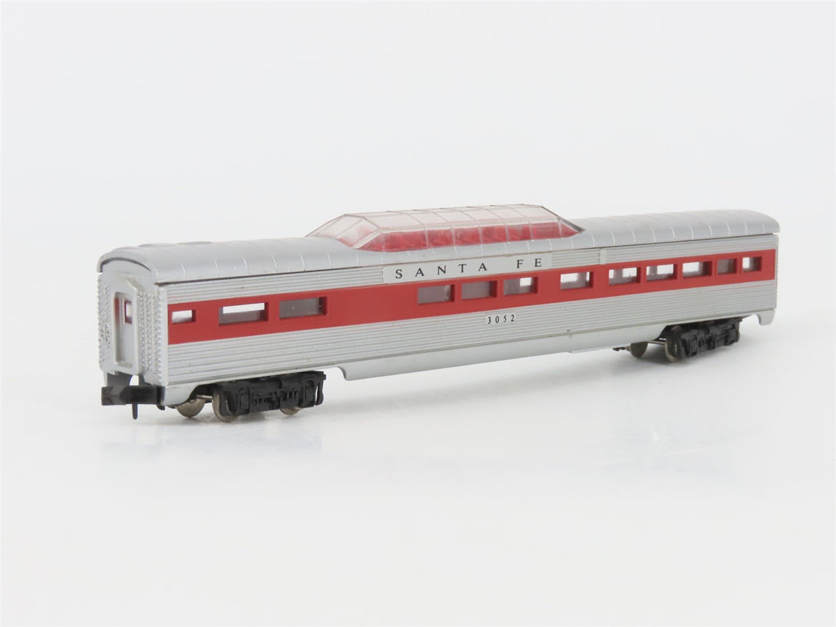N Scale Model Power 3052 ATSF Santa Fe Vista Dome Passenger Car #3052