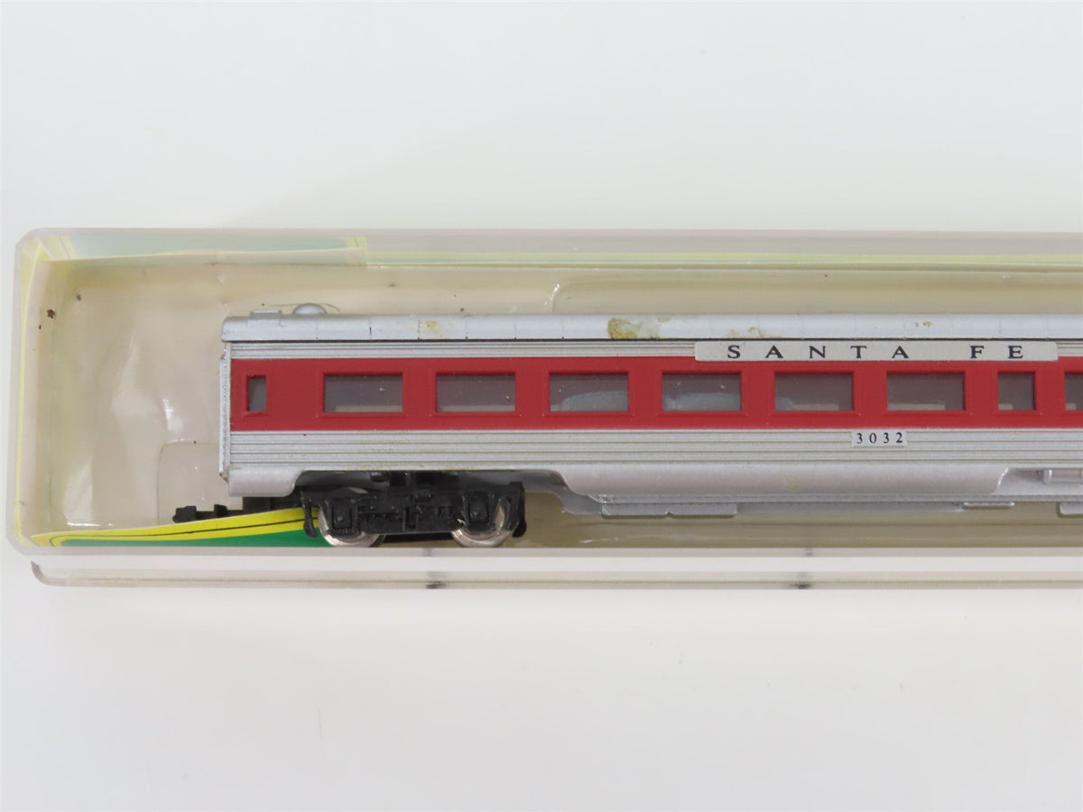 N Scale Model Power 3032 ATSF Santa Fe Coach Passenger Car #3032